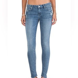 Mother Denim The Looker Hooked Destroyed Jeans